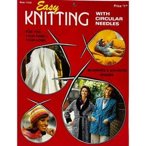 VTG Easy Knitting with Circular Needles for Beginners & Advanced Designs Book